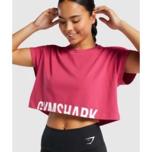 Gymshark Fraction Crop Top. Size medium.